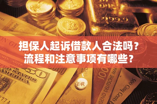 北京担保人起诉借款人合法吗？流程和注意事项有哪些？