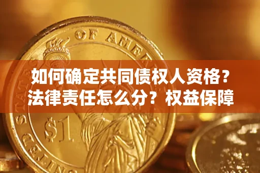 北京如何确定共同债权人资格？法律责任怎么分？权益保障技巧揭秘！