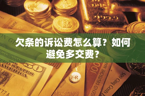 北京欠条的诉讼费怎么算？如何避免多交费？