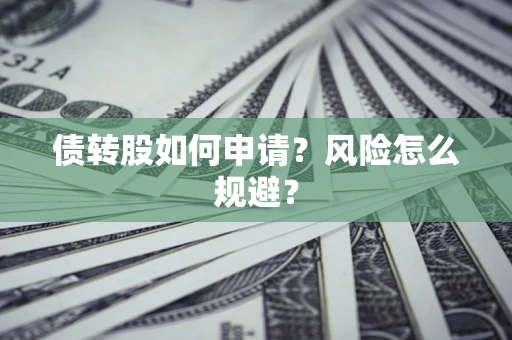 北京债转股如何申请？风险怎么规避？