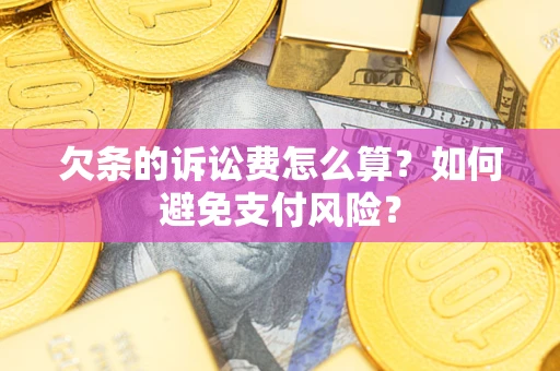 北京欠条的诉讼费怎么算？如何避免支付风险？